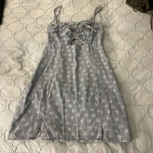 Women's Blue jean butterfly Dress